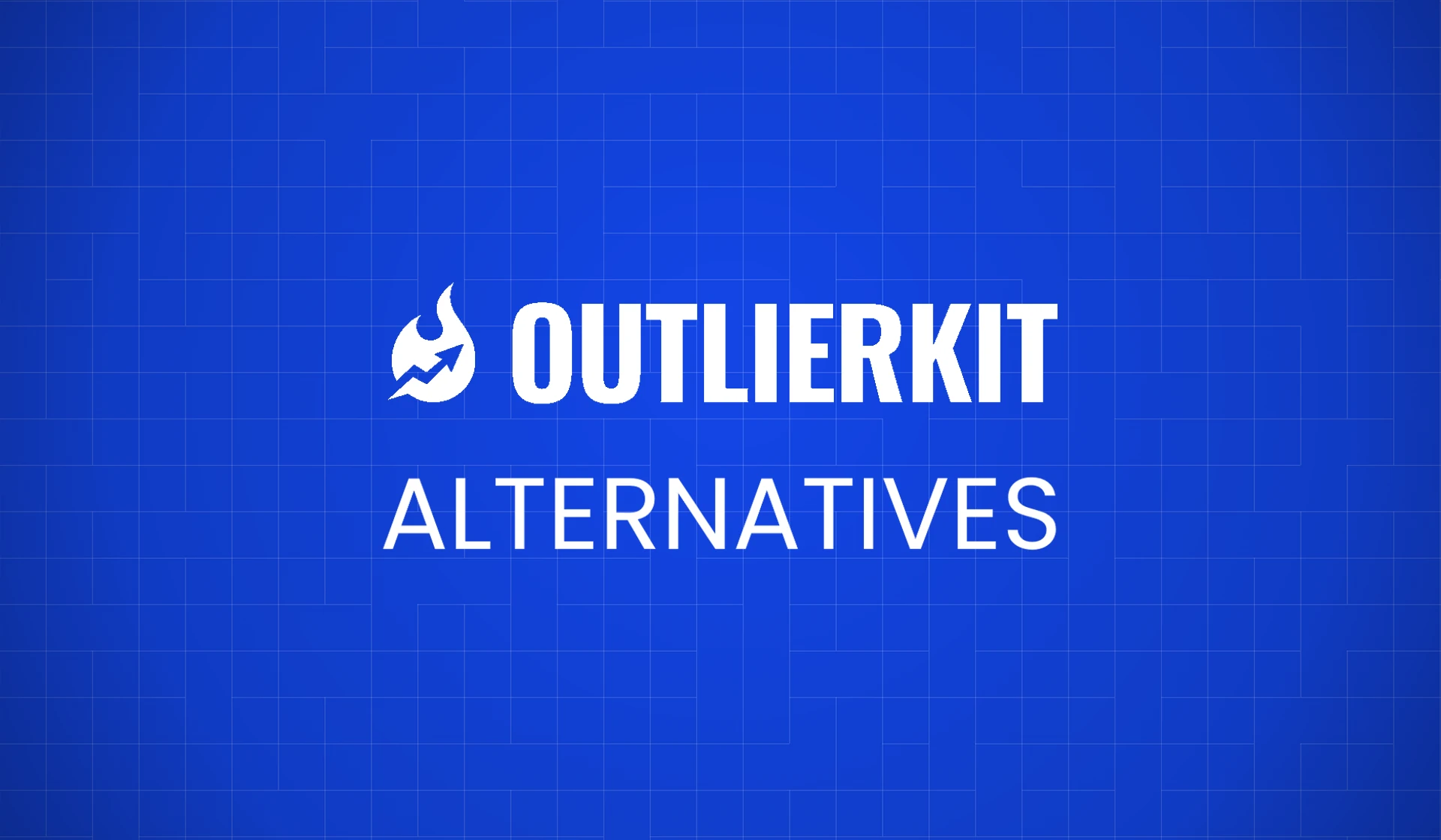 Comparison dashboard showing OutlierKit alternatives for YouTube niche, keyword, competitor, and outlier research